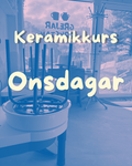 Keramikkurs Onsdagar kl.18.00-21.00 med start 12/8